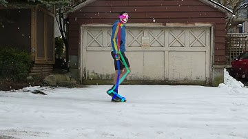 Short Walk in the Snow | OpenPose
