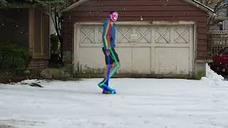 Short Walk in the Snow | OpenPose