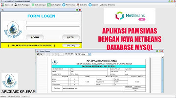 APLIKASI PAMSIMAS JAVA NETBEANS DATABASE MYSQL