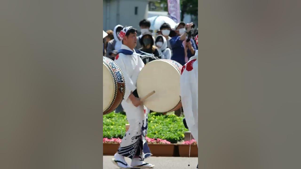 Japanese traditional dance Awa odori. #shorts