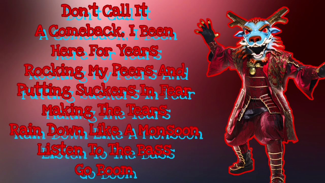 Dragon Performs "Mama Said Knock You Out" By LL Cool J (Lyrics) The Masked Singer YouTube