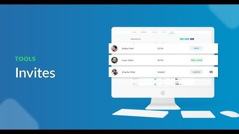 How to enable and use invite list in your event | How to InEvent