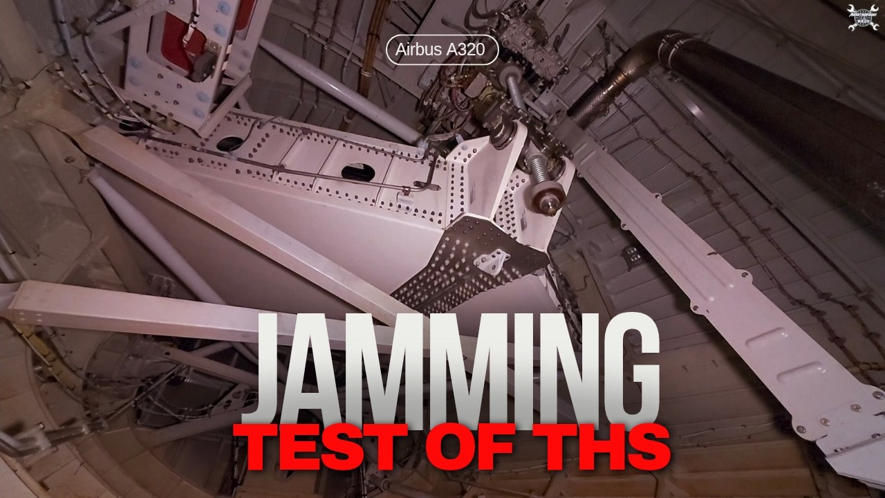 Испытание системы защиты от помех регулируемого горизонтального стабилизатора на самолете Airbus ...