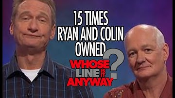 15 Times Ryan AND Colin Owned "Whose Line Is It, Anyway?"