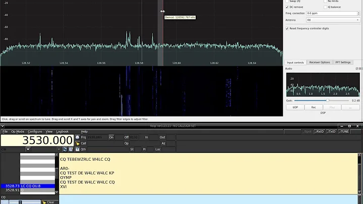 RTTY decoding using RTL-SDR on Linux