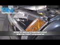 How To Replace Parking Light 2002-06 Chevy Avalanche