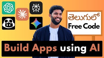 5 Powerful AI Tools for Coding 💻 | Build 2 Projects with AI | Beginner Friendly | Telugu Explanation