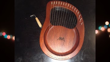 Lyre AKLOT 16 Metal Strings - unboxing & review