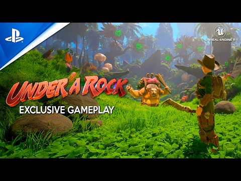 UNDER A ROCK First Combat Gameplay Demo | OPEN WORLD MONSTER SURVIVAL with Unreal Engine 5 Graphics