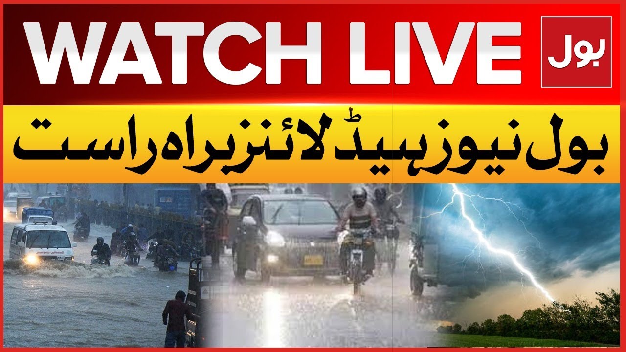 LIVE : BOL News Headlines At 9 PM | Heavy Rain In Pakistan | Karachi ...