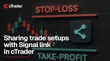 Sharing trade setups with Signal link in cTrader