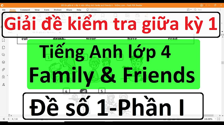 Bài kiểm tra anh văn lớp 4 family and friends