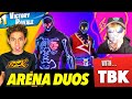 FORTNITE LIVE ARENA DUOS DOMINATING KIDS!!