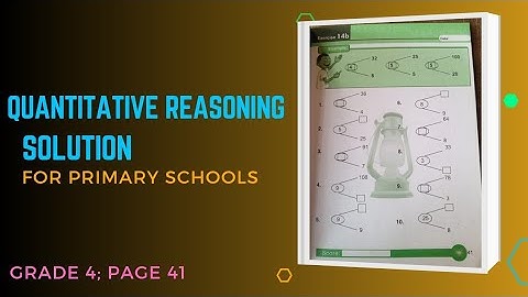 Quantitative Reasoning Solutions for Primary|Lantern Steps Quantitative Reasoning examples Book 4