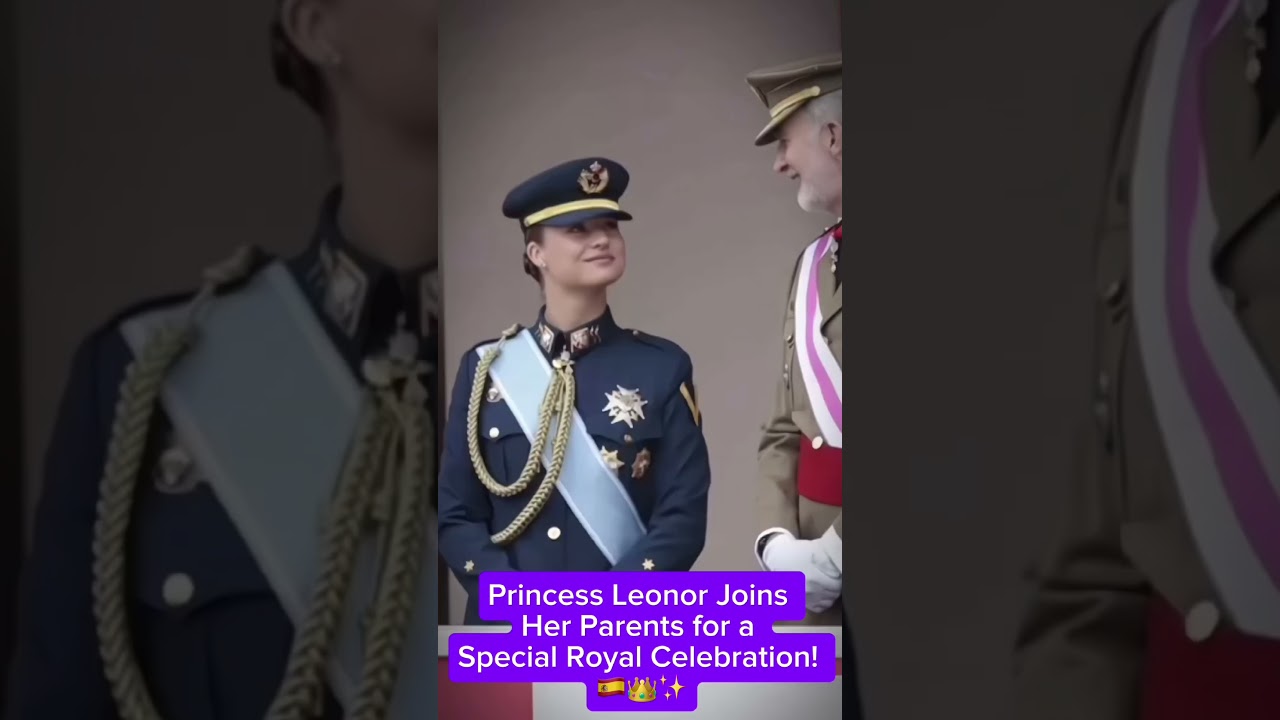 Princess Leonor Joins King Felipe VI & Queen Letizia at Armed Forces Day! 👑✨