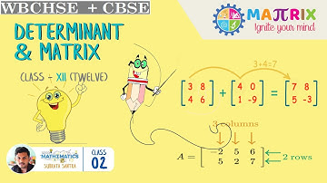 Matrix Algebra | L2 Matrices and Determinants Class 12 Maths in Bengali| Basic to JEE | Mattrix
