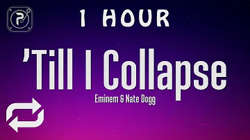 [1 HOUR 🕐 ] Eminem - Till I Collapse (Lyrics)