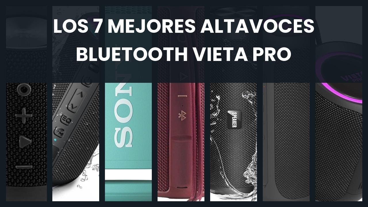 ᐈ Altavoz Bluetooth Vieta Pro Round Up【Mejor Review 2024 】