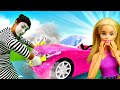 Barbie encuentra a Ken en un taller de coches. Vídeos de muñecas. Vídeos infantiles