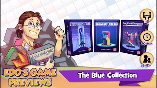 Edo's The Blue Collection Review (KS Preview) - Insert Coin to Play, 1 Card Dungeon, Cyberdoom Tower screenshot 5