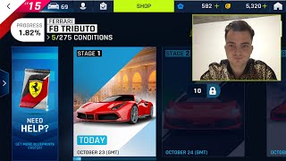 Играю Асфальт 9 Спешиал Ивент Ferrari F8 Tributo Уровень 1 И 2