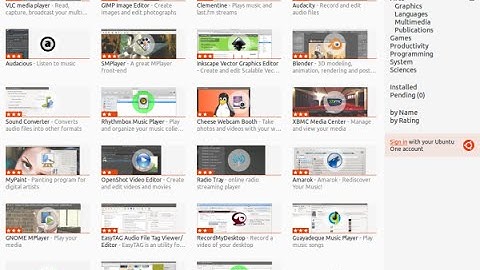 Ubuntu 14 04 LTs Software Center App Grid