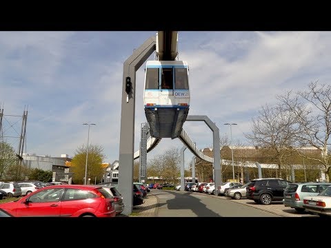 Dortmund University Germany H-Bahn POV at 3x TU  [4K,60fps]