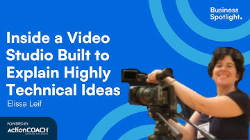 INSIDE A VIDEO STUDIO BUILT TO EXPLAIN HIGHLY TECHNICAL IDEAS | With Elissa Leif |Business Spotlight