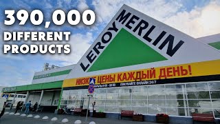 Russian TYPICAL (French) Hardware Store: Leroy Merlin