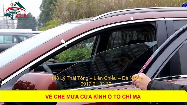 Keo dán vè che mưa ô tô