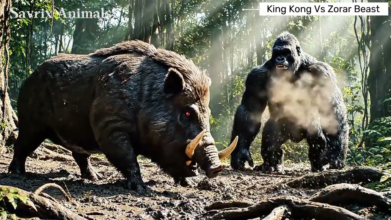 KING KONG vs Razor Tusk Boar