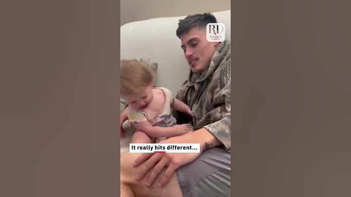Adorable Baby Girl tells Dad "I Love You"