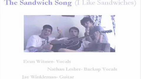 The Sandwich Song- Performed by Evan Witmer, Natha...