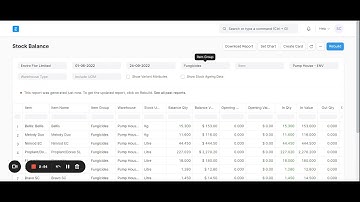 Reports filters