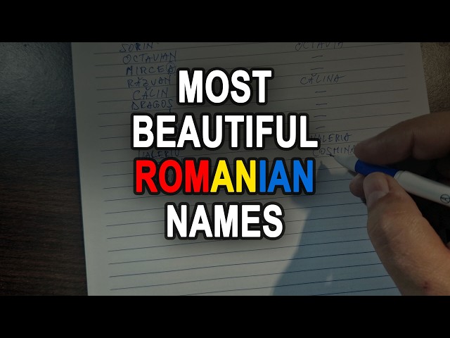 The Most Beautiful & Unique Romanian Names | Relaxing ASMR soft spoken