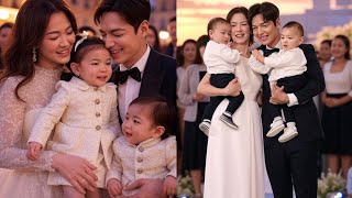 ADORABLE FAMILY MOMENT! Lee Min Ho & Song Hye Kyo Attend Charity Gala With Twins