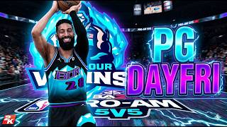 BEST CENTER IN THE WORLD PLAYS PG! COMP PROAM MINI DAYFRI STYLE! BEST PLAYS ON NBA 2K26 PROAM!