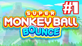 SUPER MONKEY BALL BOUNCE - Walkthrough Part 1 (iPhone Gameplay) screenshot 1