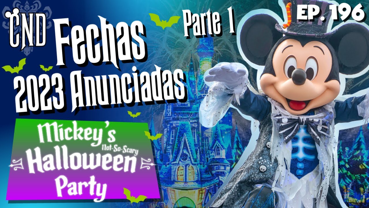 Halloween Disney 2023 - datas anunciadas para o evento deste ano!