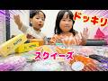 【スクイーズドッキリ 】しゅりちゃんにうれしいサプライズしてみたらｗバタースクイーズや極とろスクイーズ・・どんな反応するのか！？