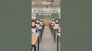 #POV : the assignment isn’t for a grade 🤣💀 #shorts #fypシ゚