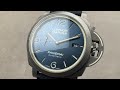 Panerai Luminor Marina DLMS PAM 1117 Blue Dial Panerai Watch Review