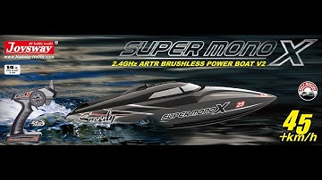 Joysway 8209V2 Super Mono X V2 Brushless RC speed boat Mini Deep V speed 45kmh with self righting