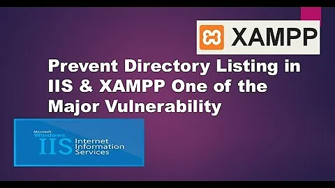 How to Prevent Directory Listing in IIS and XAMPP