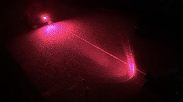 660nm red laser test