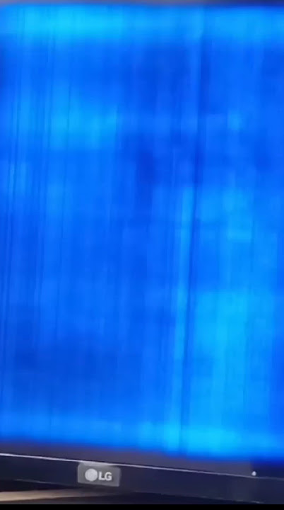tv led LG blank biru bergaris garis #short @abaytea