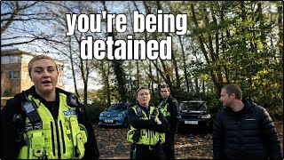 8 UK Police Officers Surround Cameraman – Taser Drawn Over Photos