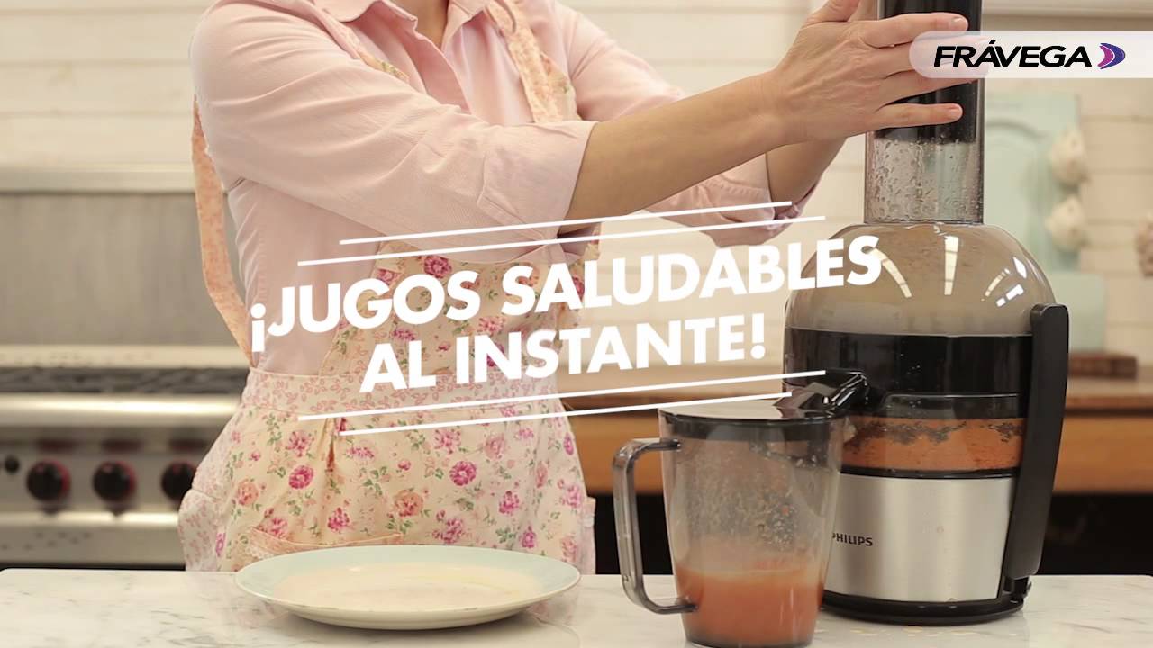 Frávega presenta el extractor de jugo Philips con Virginia Sar - YouTube