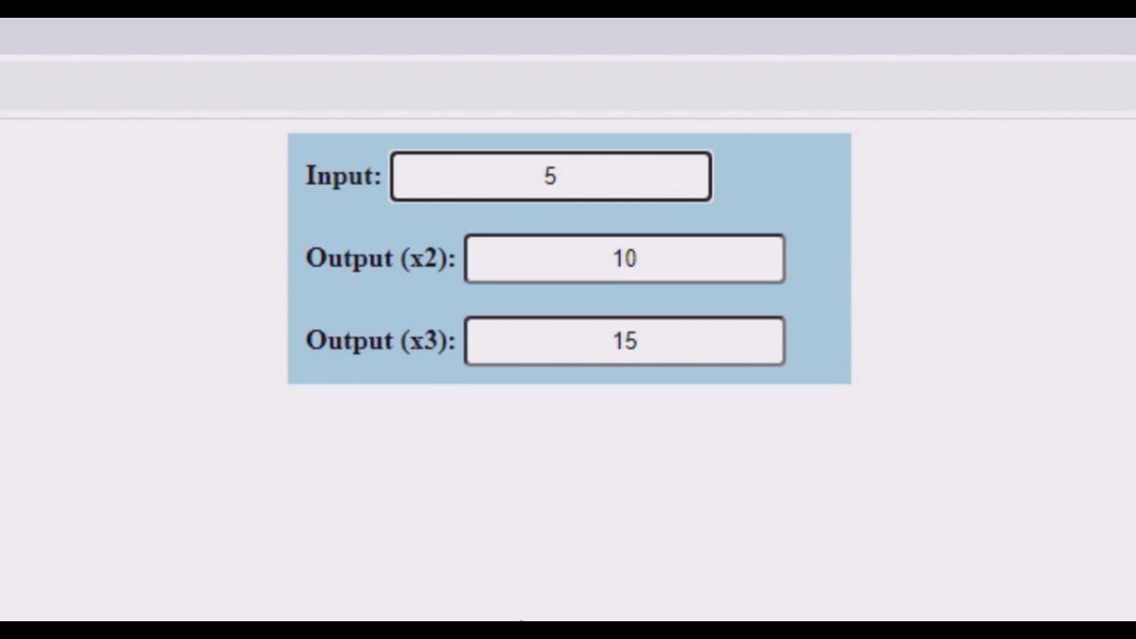 กล่องข้อความ html  2022 Update  Showing auto calculated values in Input field or text box on key up using html \u0026 js.