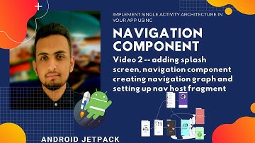 Navigation Component android jetpack 2020|adding navigation component nav graph | nav host fragment